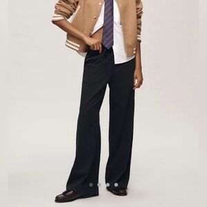 Citizens Of Humanity Brynn Black High Rise Wide-Leg Pants